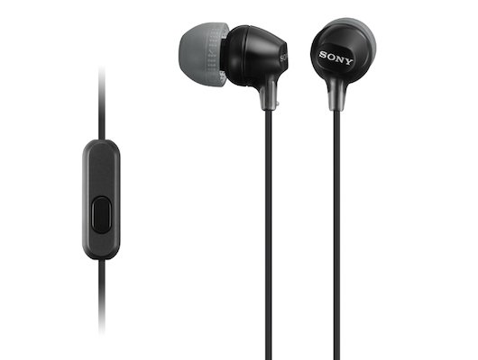 Гарнитуры SONY MDR-EX15AP черный